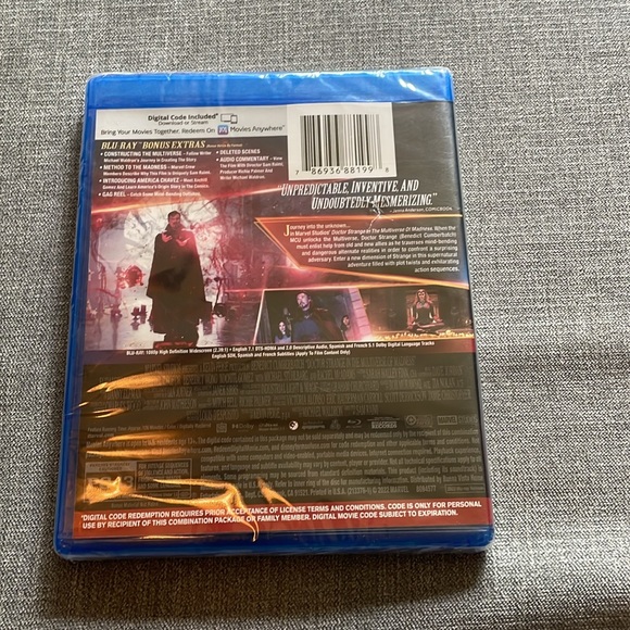 Doctor Strange In The Multiverse of Madness Blu Ray + Digital Code - Picture 2 of 3